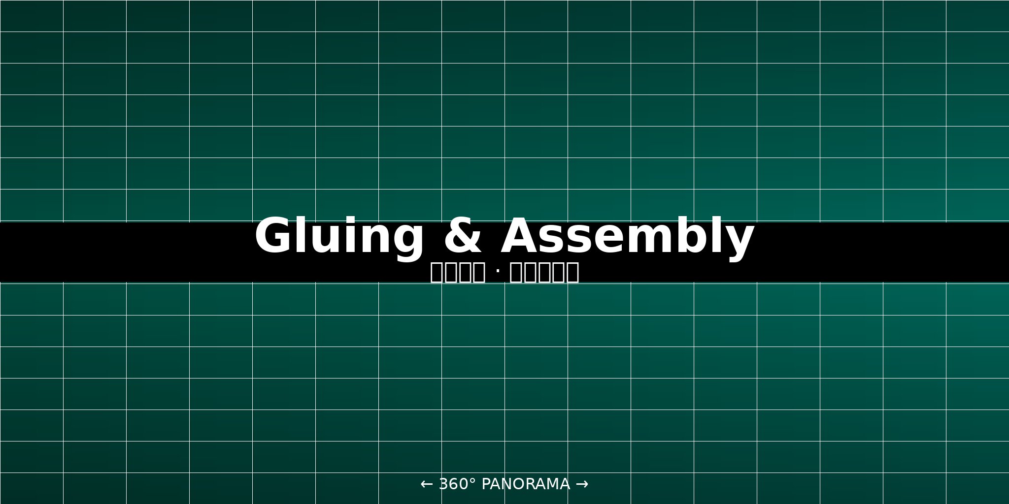 Automatic box gluing and assembly line